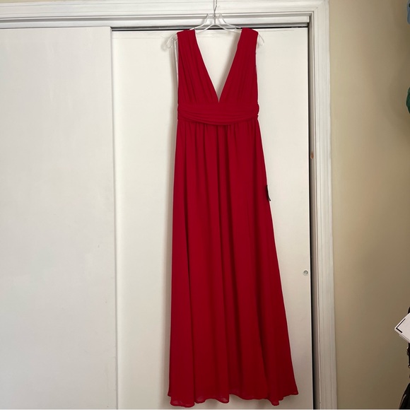 Lulus Heavenly Hues Red Maxi Dress - Picture 2 of 4